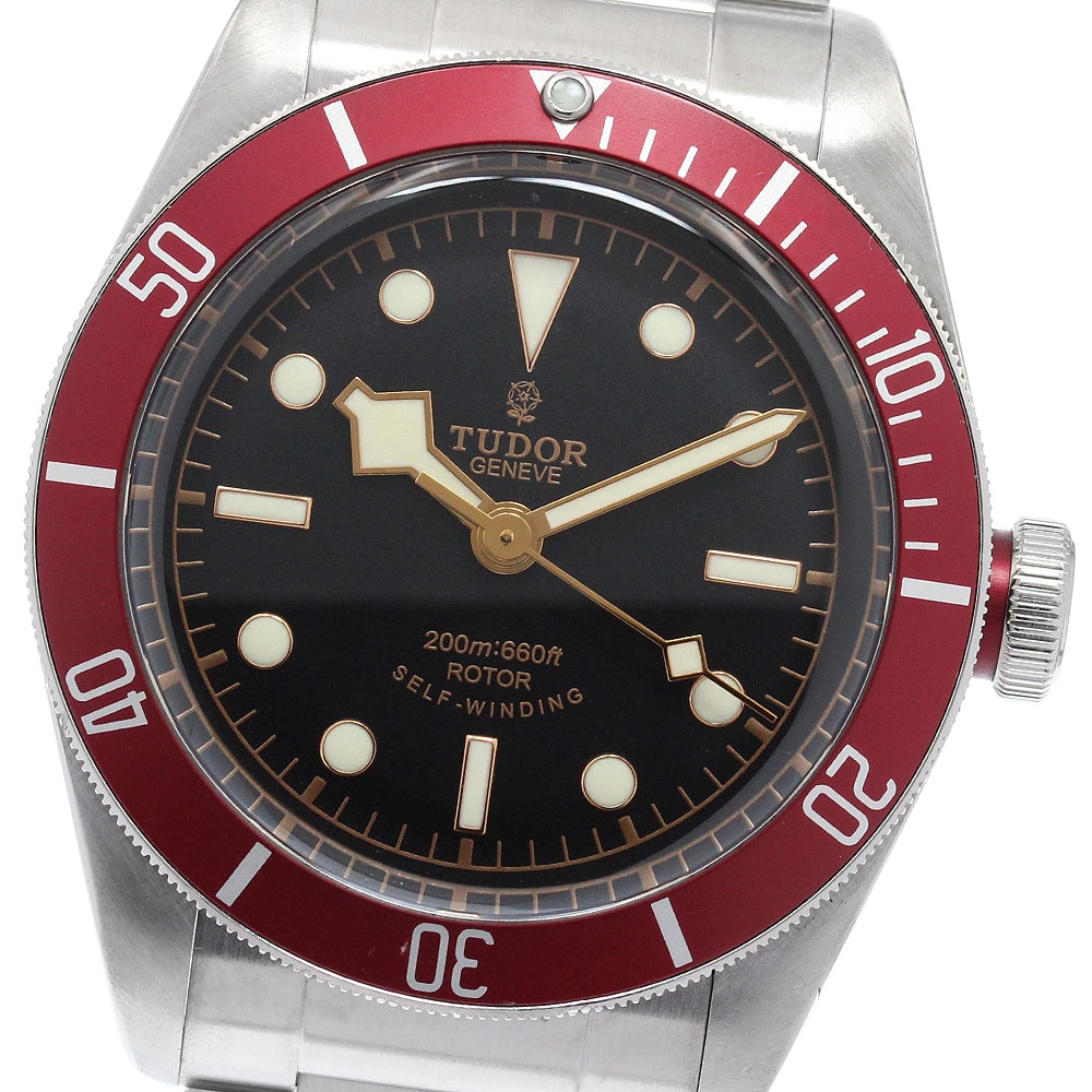 ★保 チュードル ヘリテージ ブラックベイ  79220R メンズ 【中古】
