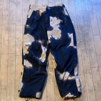 Supreme x The North Face Bleached Denim Print Mountain Pant "Black"