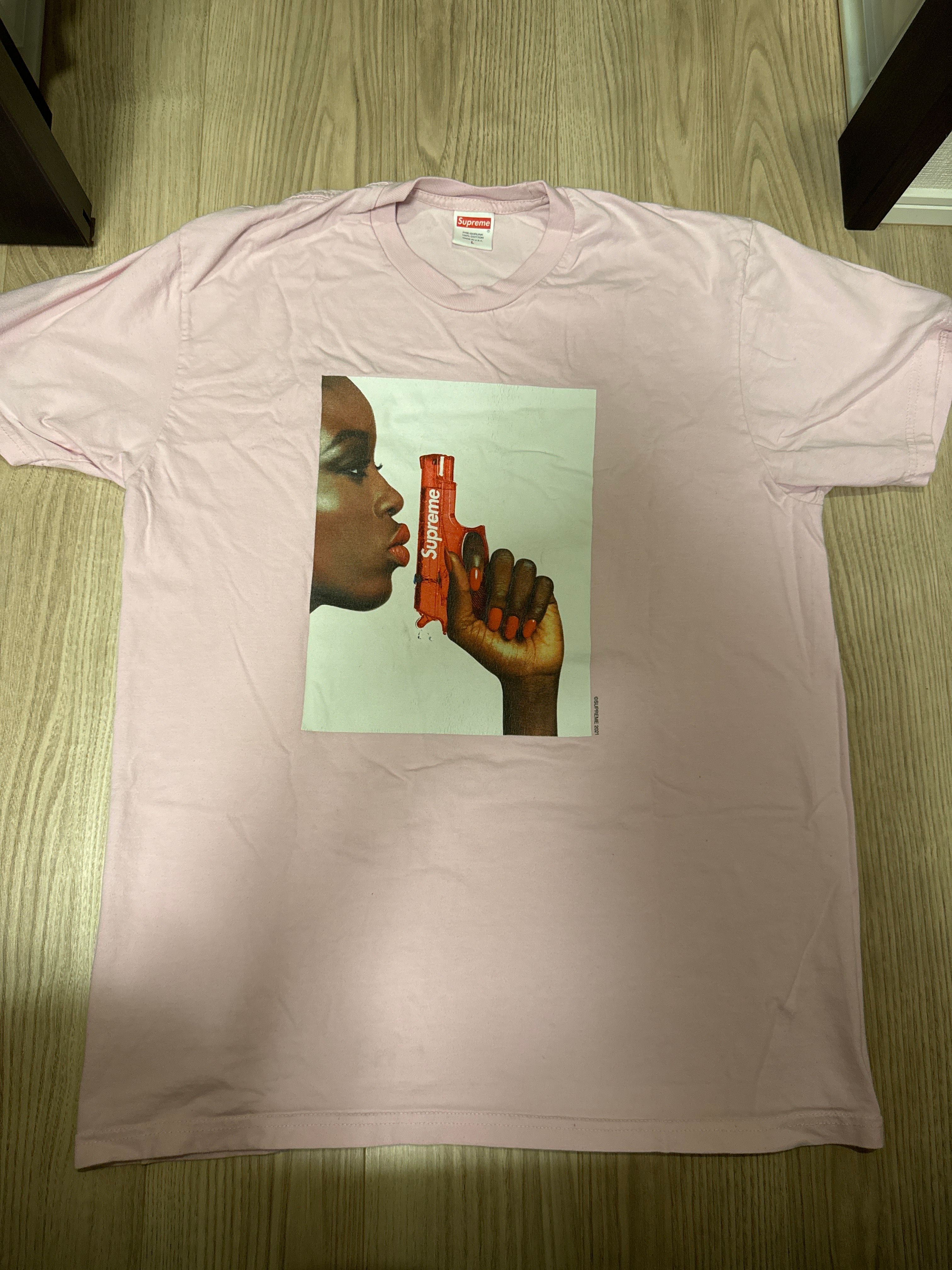 Supreme Water Pistol Tee "Pink"