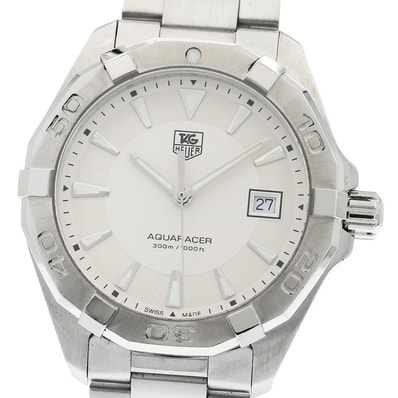 タグホイヤー アクアレーサー デイト WAY1111 メンズ 【中古】