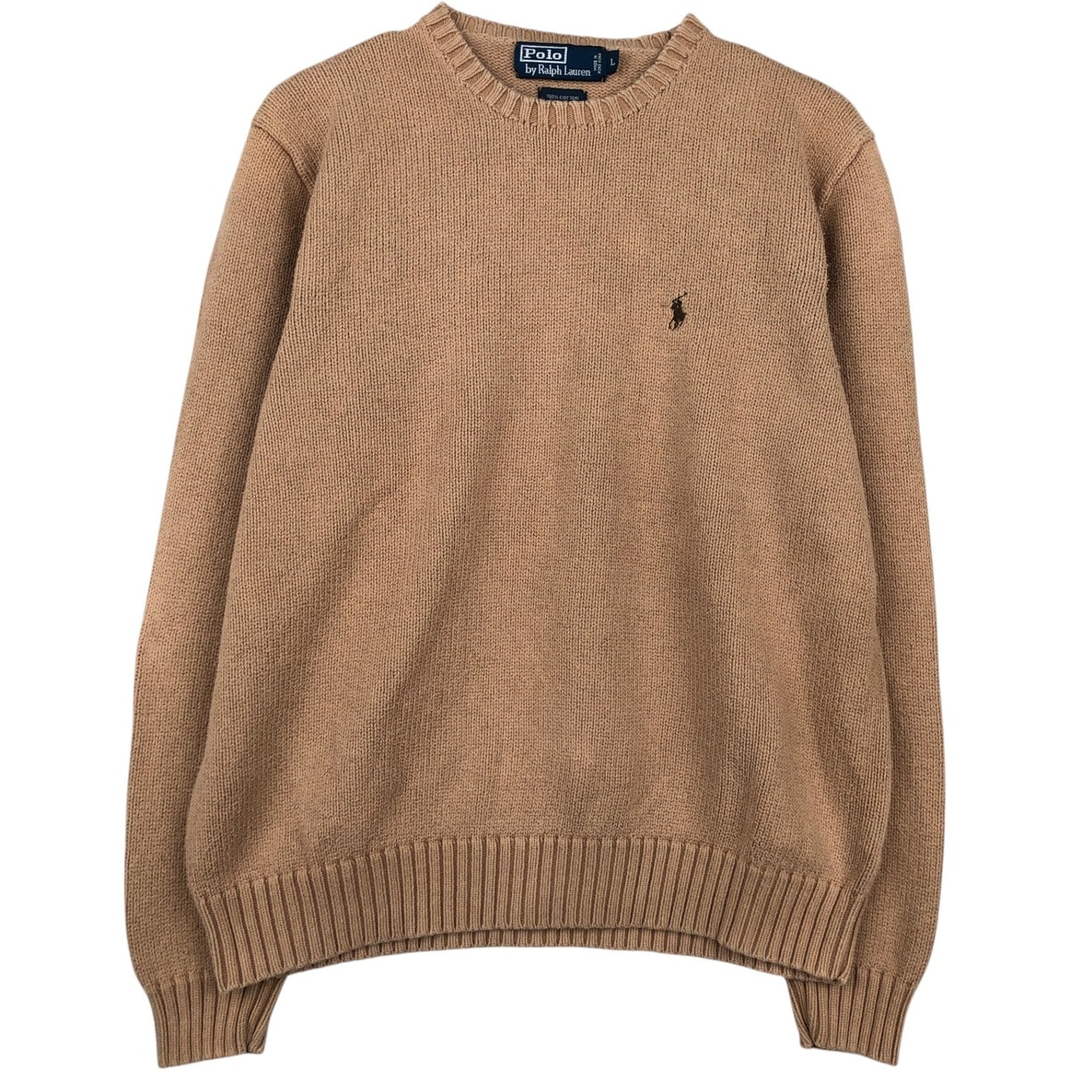 古着 ラルフローレン Ralph Lauren POLO by Ralph Lauren コットンニットセーター メンズL相当/eaa637135