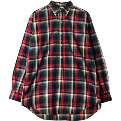 古着 ラルフローレン Ralph Lauren BLAKE 長袖 ボタンダウンチェックシャツ メンズM相当/eaa650132