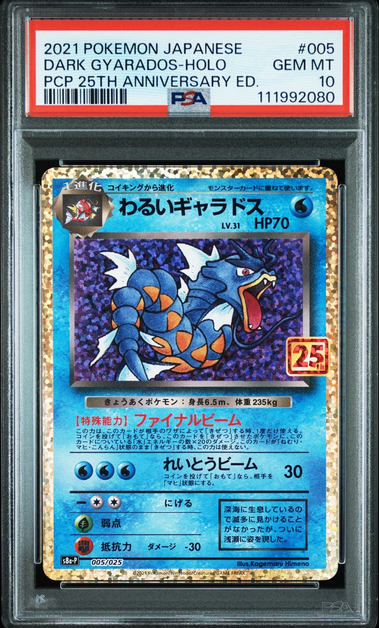 PSA10】わるいギャラドス: プロモ[S8a-P 005/025](プロモカードパック