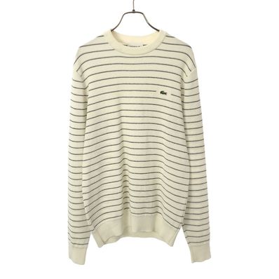 LACOSTE 長袖 サーマル コットンニット セーター