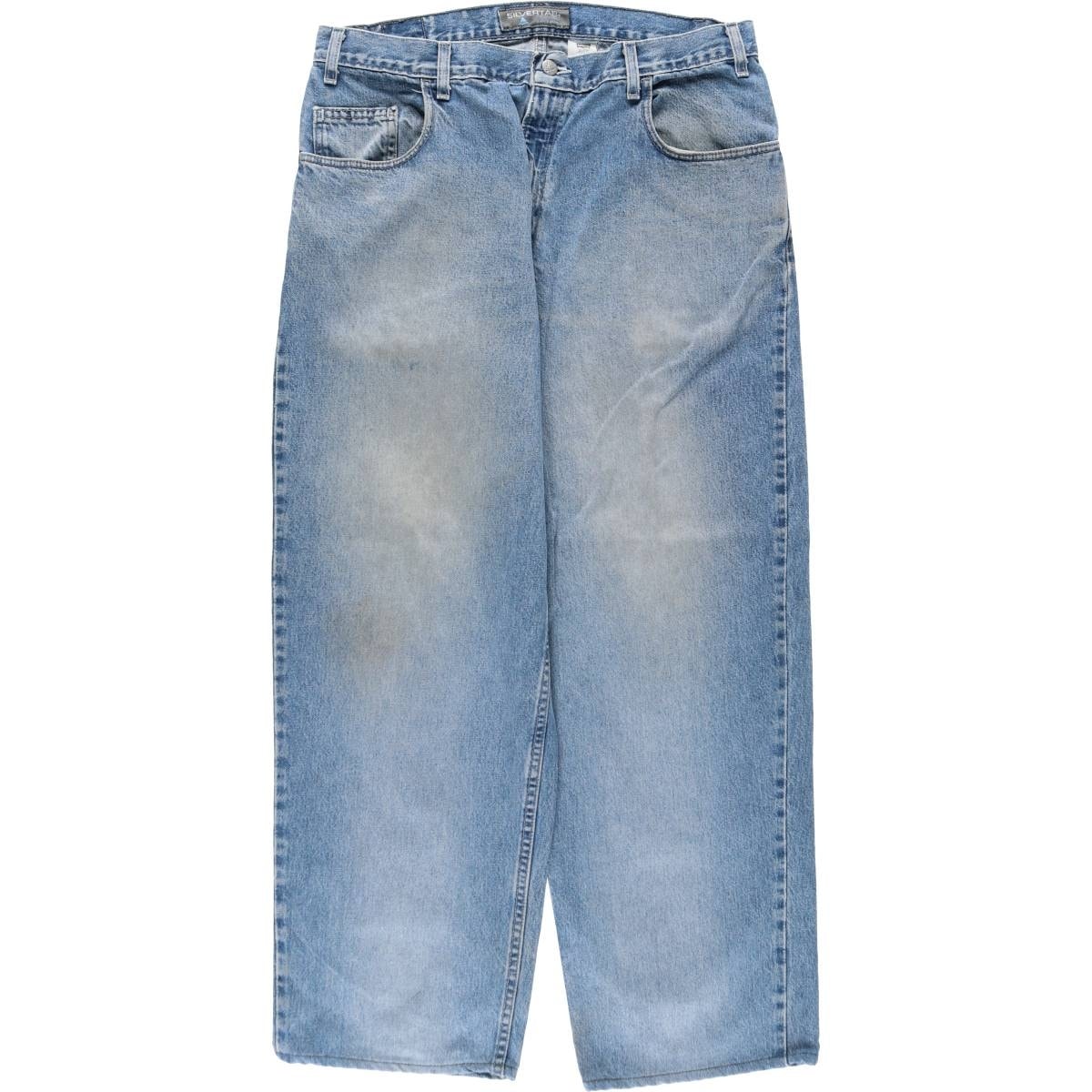 古着 リーバイス Levi's SILVER TAB シルバータブ BAGGY FIT デニムワイドパンツ USA製 メンズw36相当/eaa631998