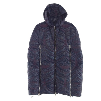 GUCCI グッチ ダウンジャケット 727794 adidas アディダス ダウン ベスト ポンチョ ネイビー系 S【極上美品】【中古】