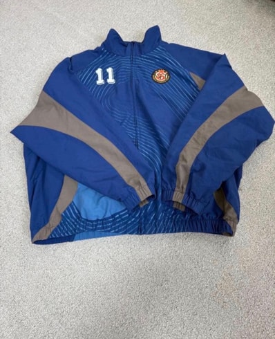 Supreme S Logo Track Jacket "Navy"