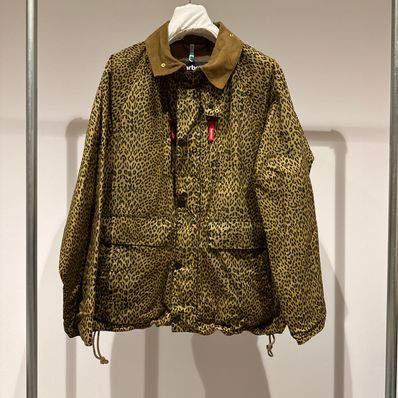 Supreme Barbour Lightweight Waxed Cotton Field Jacket "Leopard"