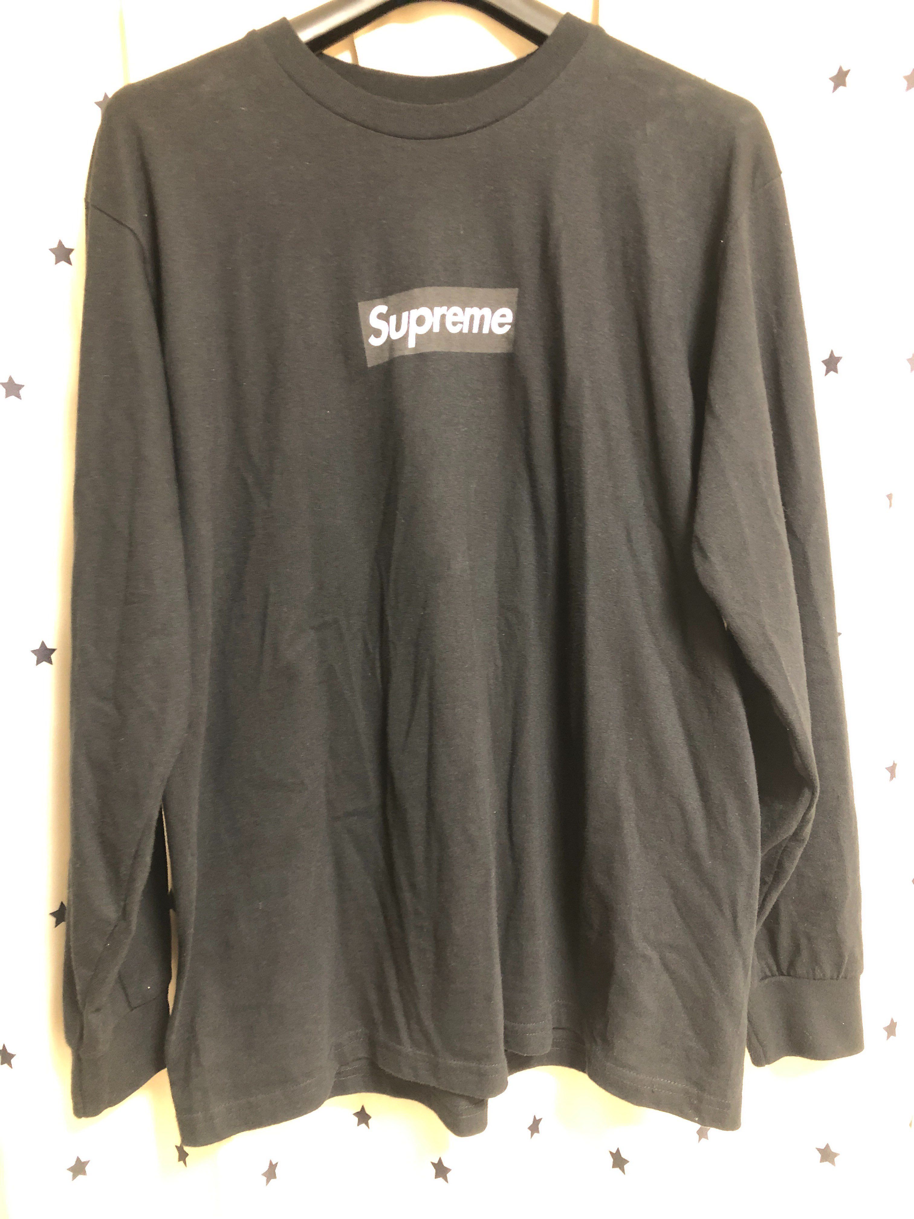 Supreme Box Logo L/S Tee "Black"
