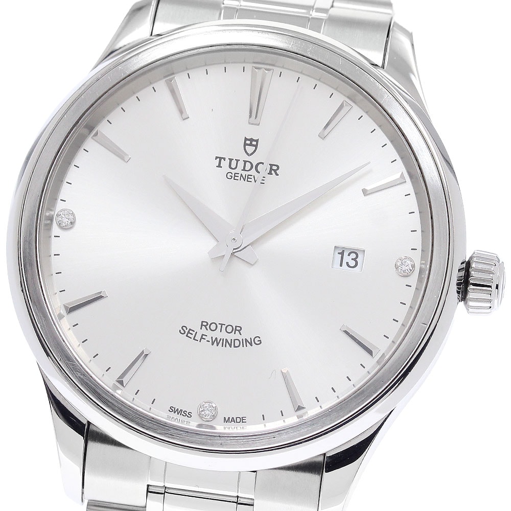 チュードル スタイル デイト 3Pダイヤ 12700 メンズ 【中古】