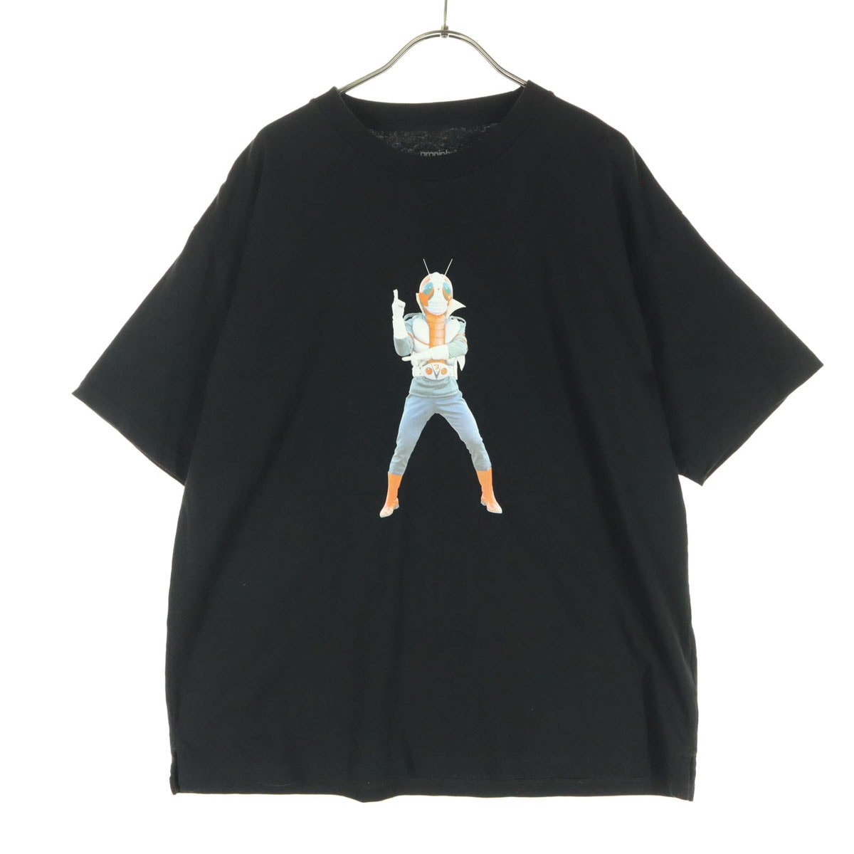 graniph グラニフ 仮面ライダー コラボ V3 コットン キャラクタープリント 半袖 Tシャツ M ブラック