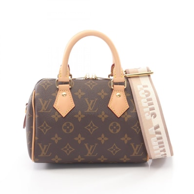 ルイ・ヴィトン LOUIS VUITTON スピーディ バンドリエール 20 モノグラム ベージュ ハンドバッグ バッグ PVCコーティングキャンバス レザー モノグラム ベージュ レディース ブラウン系 M46222 【中古】