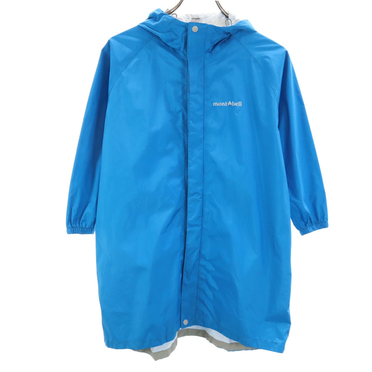 mont-bell モンベル パックラップ レインコート 130 ブルー アウトドア
