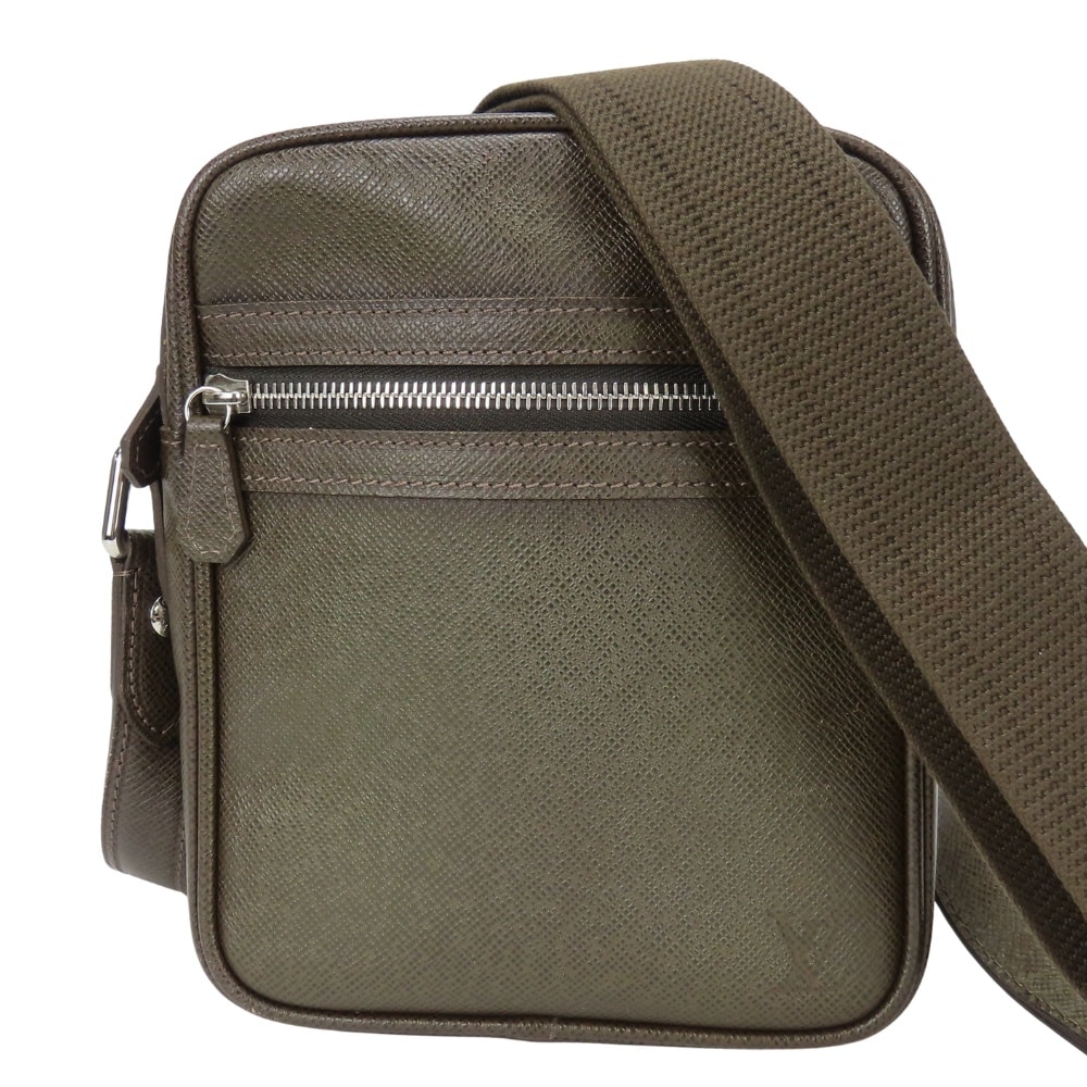 【中古】 ルイ・ヴィトン ショルダーバッグ ディミトリ M32468 タイガ グリズリ ブラウン 斜め掛け カジュアル 普段使い シンプル メンズ 男性 LOUIS VUITTON