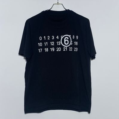 MM6 Maison Margiela Two Layer Numbering T-Shirt "Black"