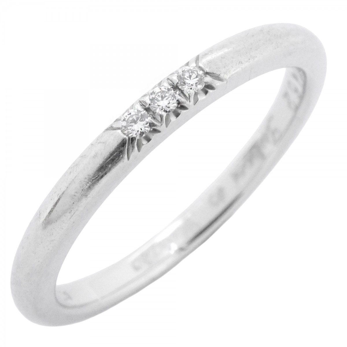 【6jdb0408-15】ティファニー リング フォーエバー 3PD Pt950 プラチナ ダイヤモンド 10号【中古】レディース