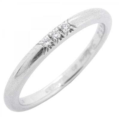 【6jdb0408-15】ティファニー リング フォーエバー 3PD Pt950 プラチナ ダイヤモンド 10号【中古】レディース