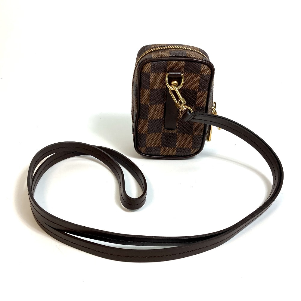 ルイヴィトン LOUIS VUITTON エテュイ オカピ N61738 ダミエ カバン ポーチ ショルダーバッグ ダミエキャンバス エベヌ ブラウン