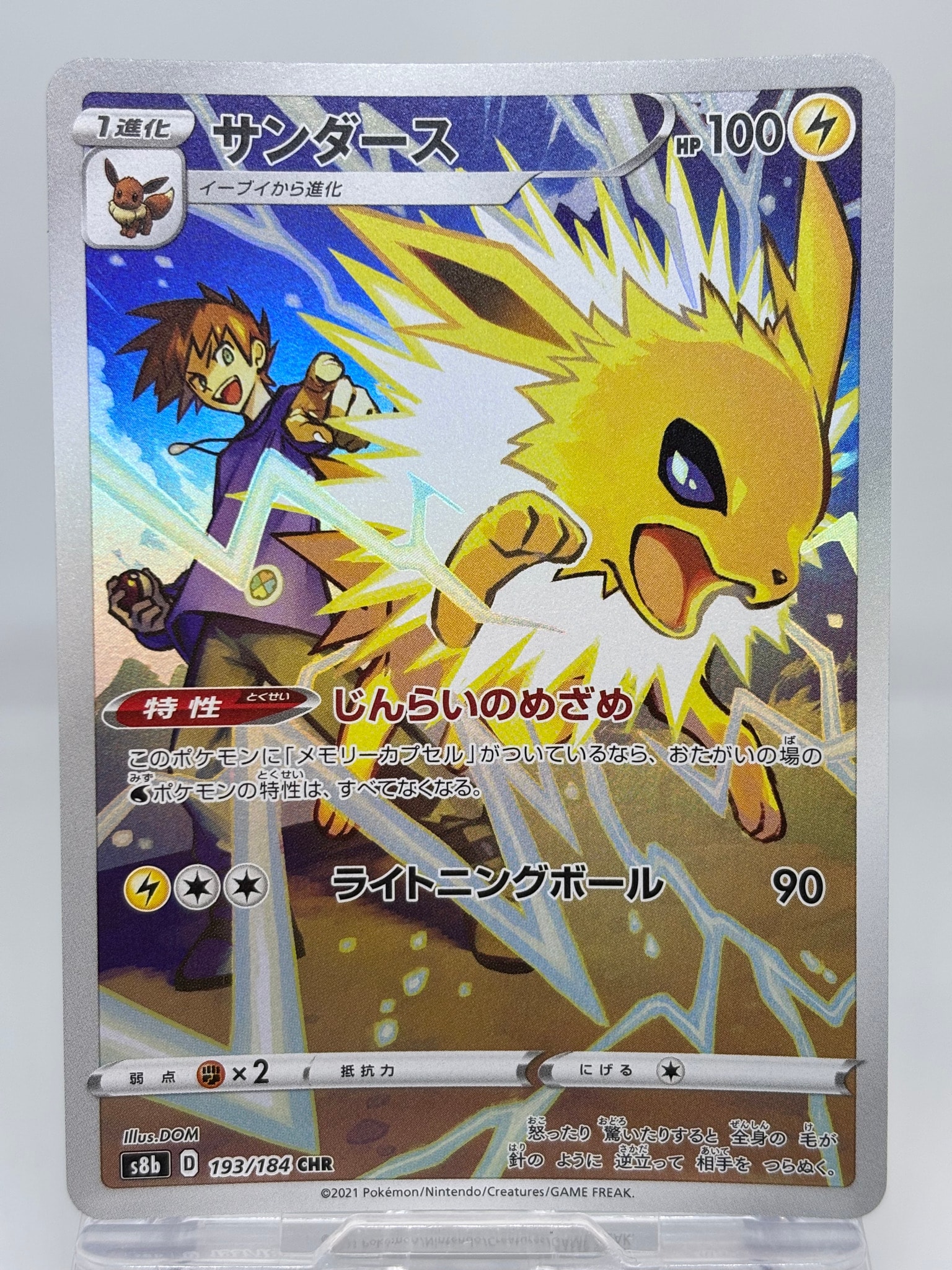 サンダース CHR[s8b 193/184](ハイクラスパック「VMAXクライマックス