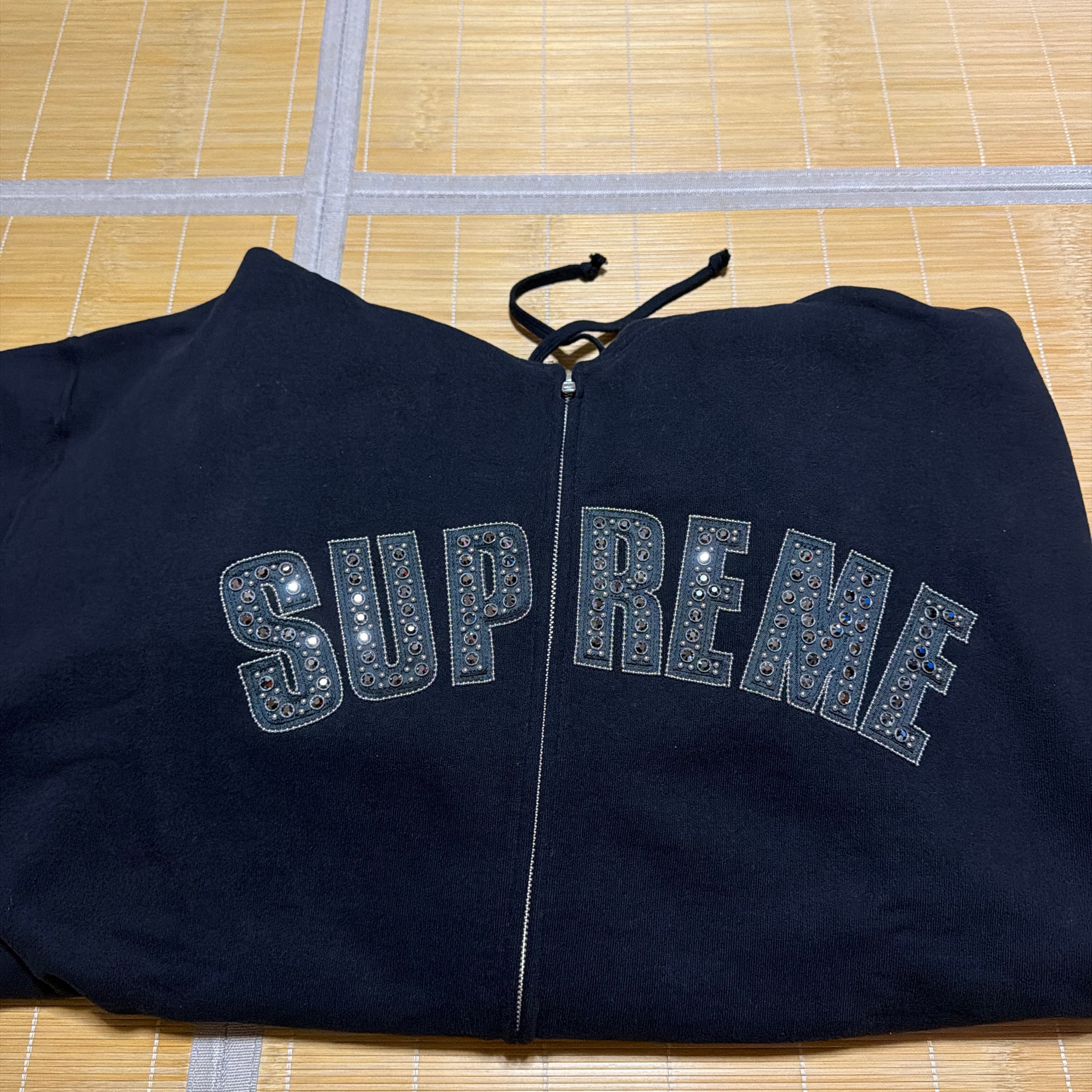 Supreme x B.B. Simon Zip Up Hooded Sweatshirt "Black"