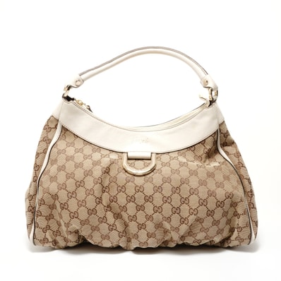 グッチ GUCCI GGキャンバス 金具ゴールド ショルダーバッグ【中古】