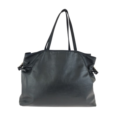美品 PRADA プラダ ブラック 黒 シルバー金具 レザー ナイロン/ トートバッグ ショルダーバッグ 男女兼用 602902 【中古】