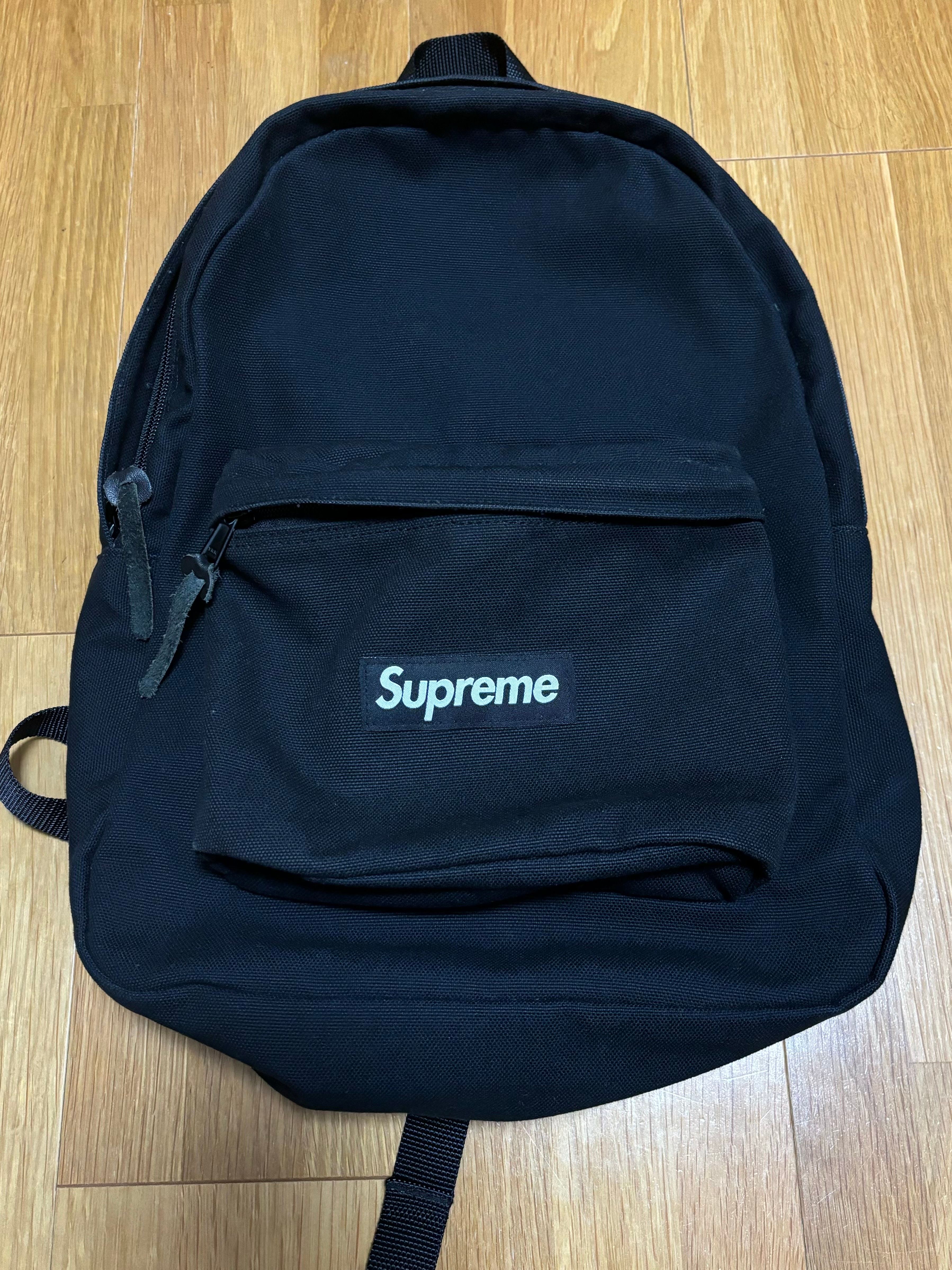 Supreme Canvas Backpack "Black"