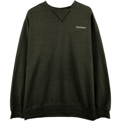 古着 カーハート Carhartt ワンポイントロゴスウェットシャツ トレーナー メンズL相当/eaa599005