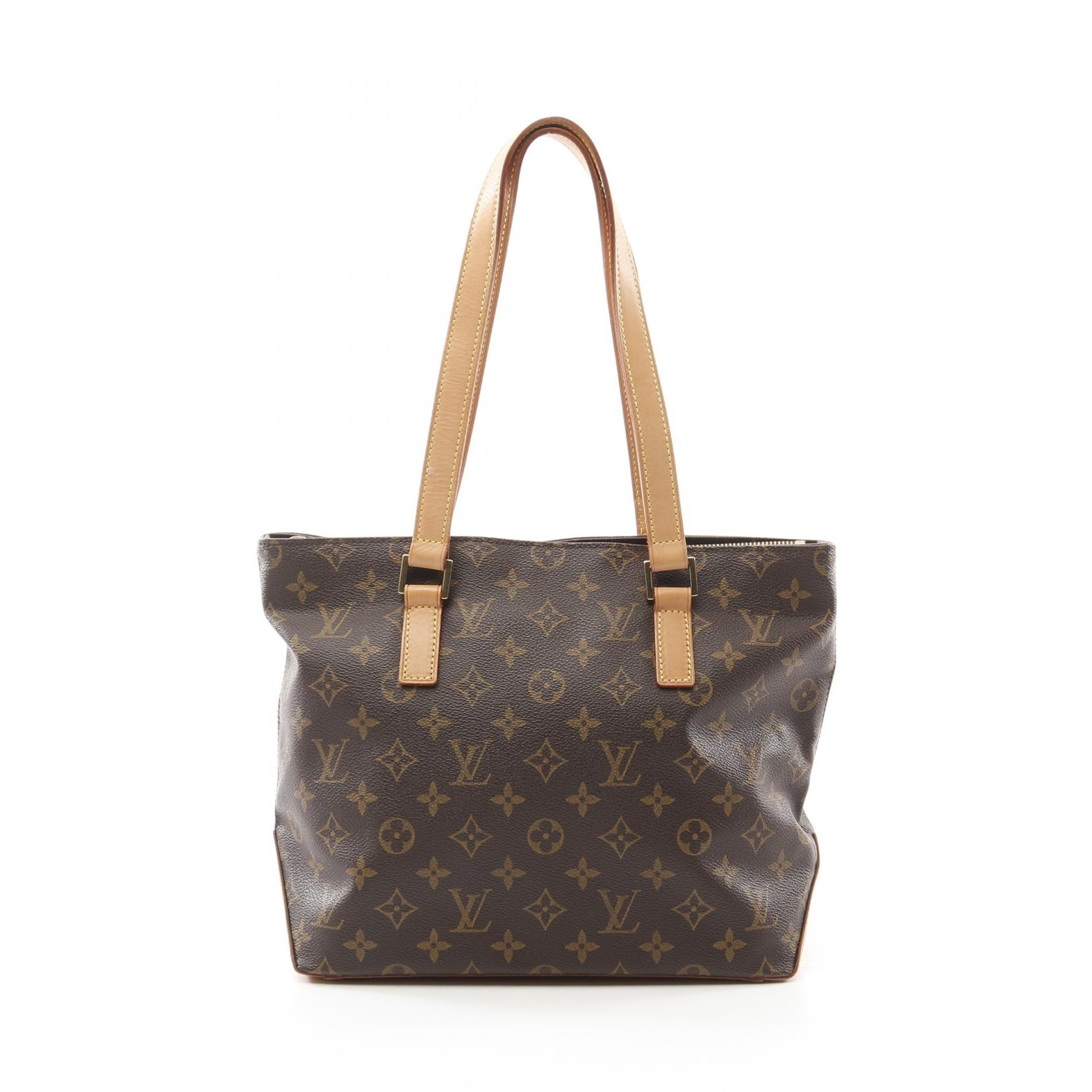 ルイ・ヴィトン LOUIS VUITTON カバピアノ ショルダーバッグ バッグ PVCコーティングキャンバス レザー モノグラム レディース ブラウン系 M51148 【中古】