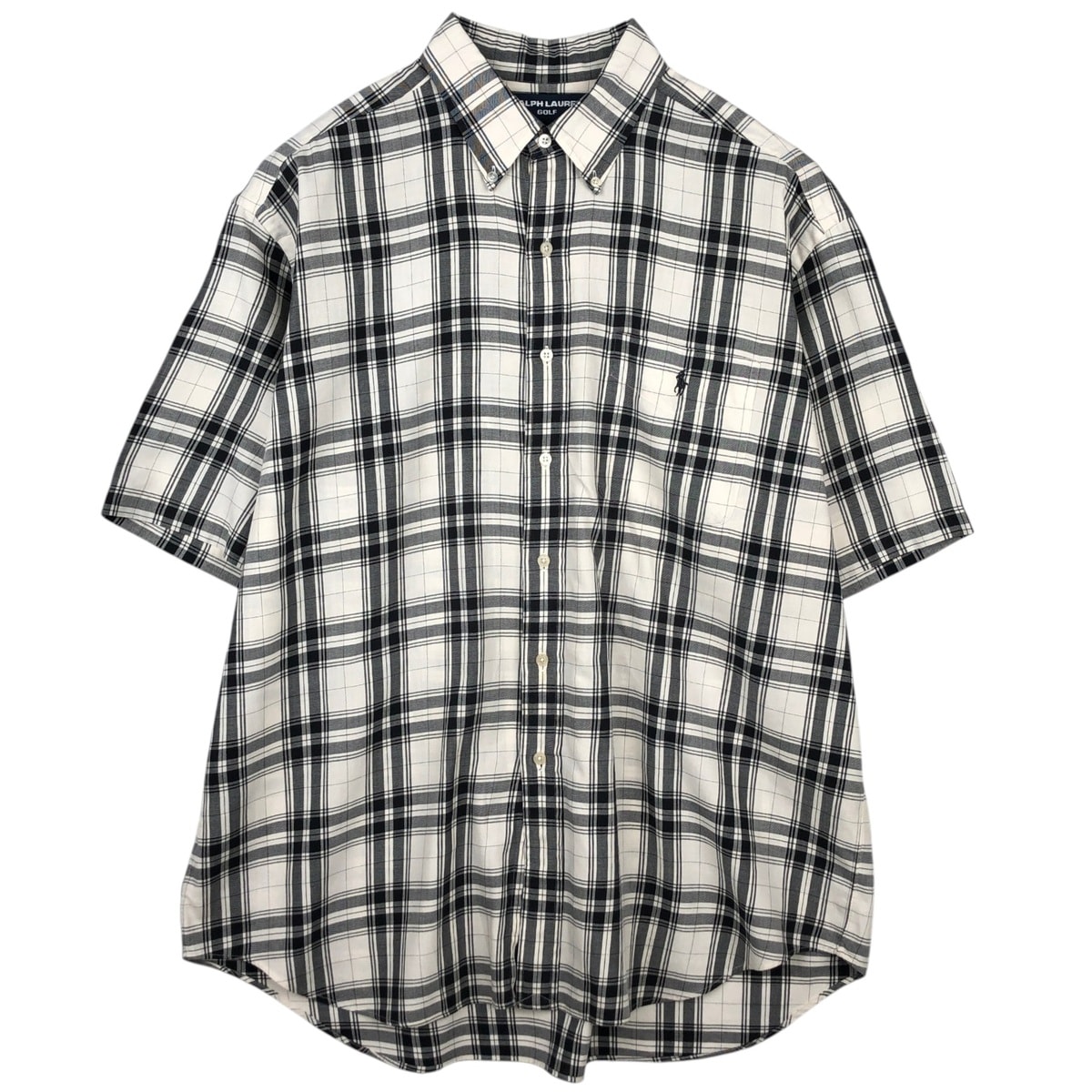 古着 ラルフローレン Ralph Lauren RALPH LAUREN GOLF TILDEN 半袖 ボタンダウン チェックシャツ メンズXL相当/eaa641193