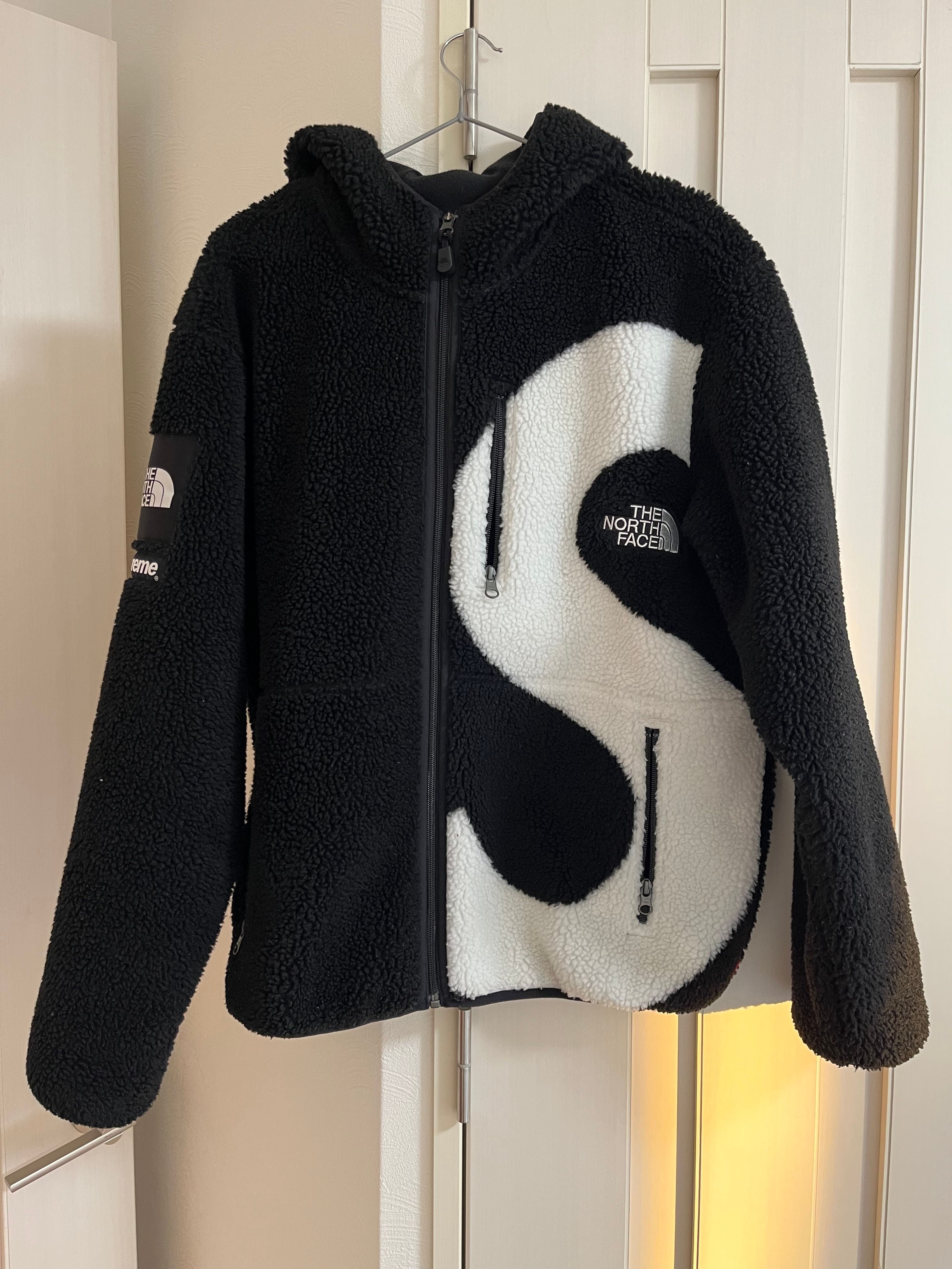 Supreme x The North Face S Logo Hooded Fleece Jacket "Black"