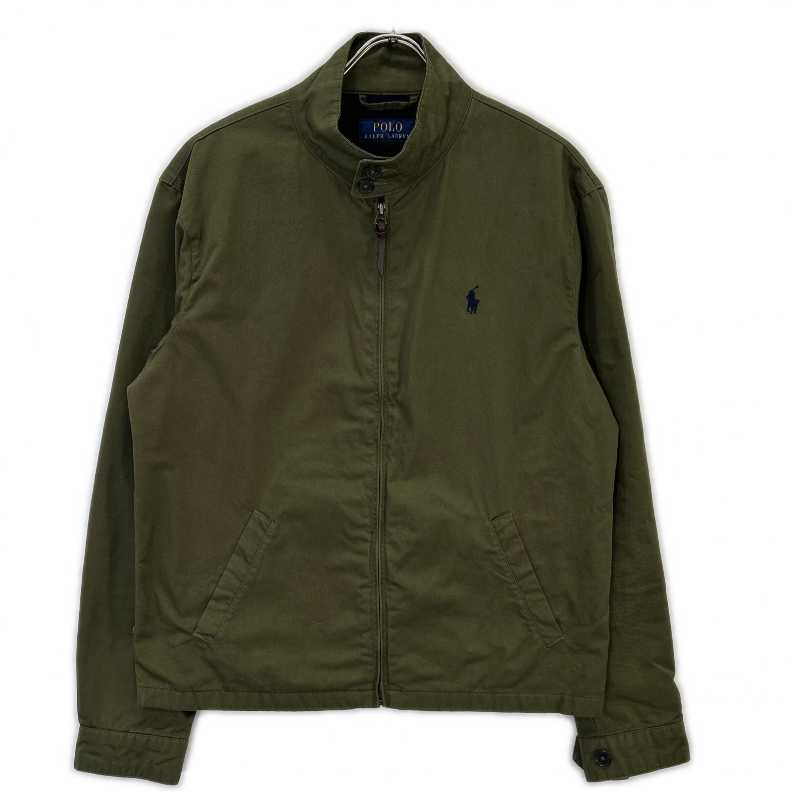 ポロ ラルフローレン カーキ コットン スイングトップ ブルゾン S