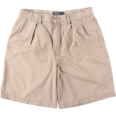 古着 ラルフローレン Ralph Lauren POLO by Ralph Lauren TYLER SHORT ツータック チノショーツ ショートパンツ メンズw33相当/eaa653468