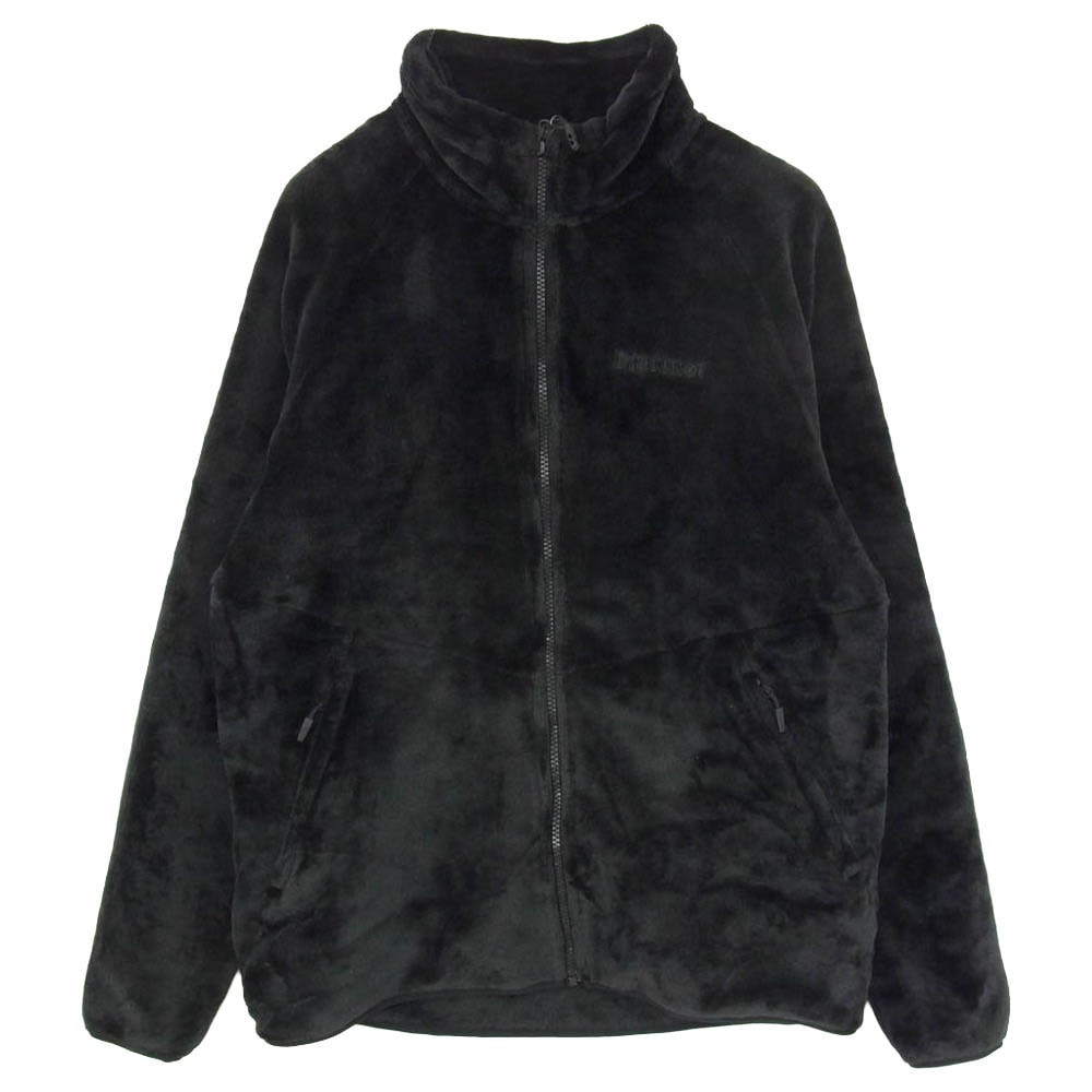 MARMOT マーモット 25AW MTFW25MFL039 Balmy Fleece Jacket バルミー フリース ロゴ刺繍 ジップアップ ジャケット ブラック系 M【美品】【中古】
