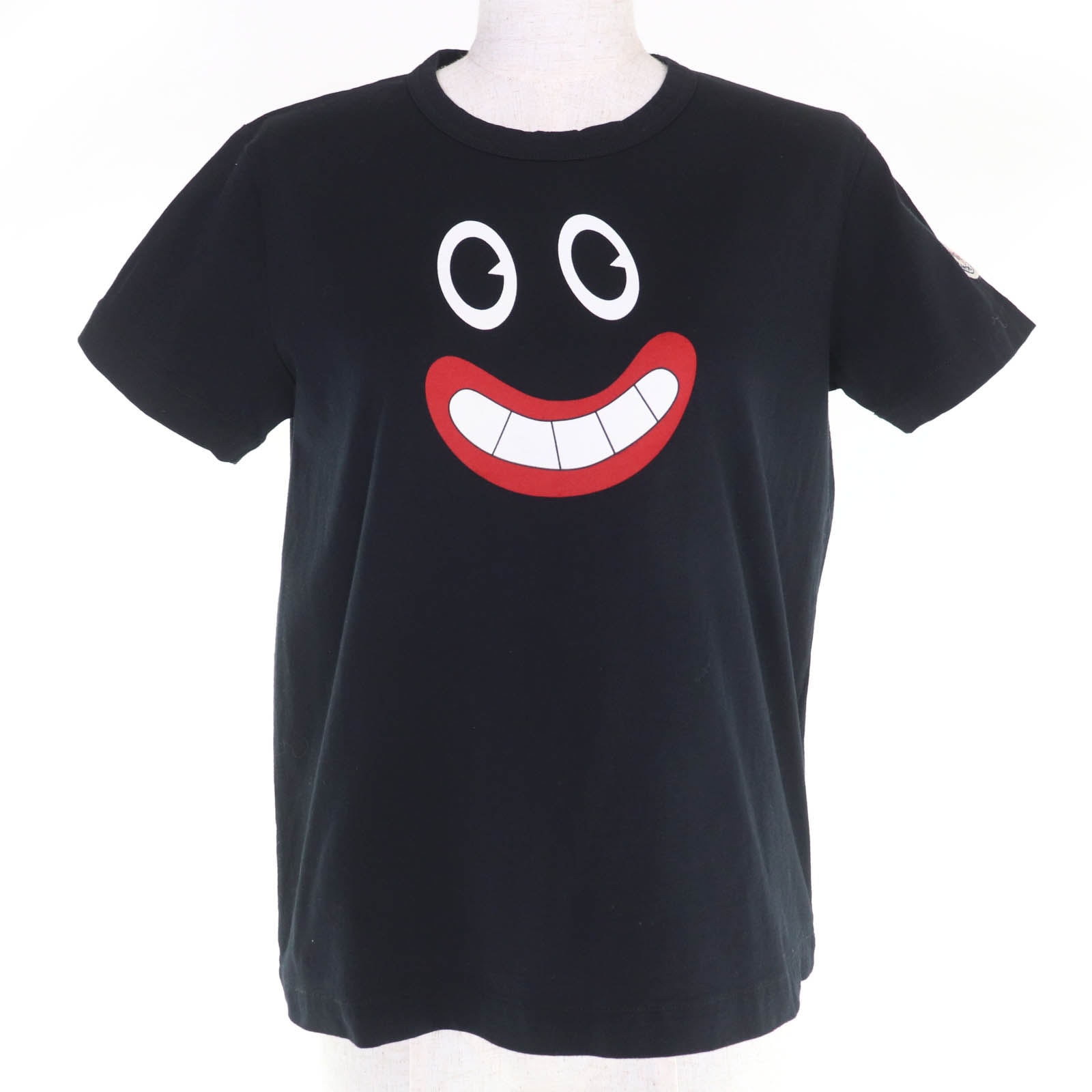 美品 モンクレール 半袖Tシャツ ブラック レディース L