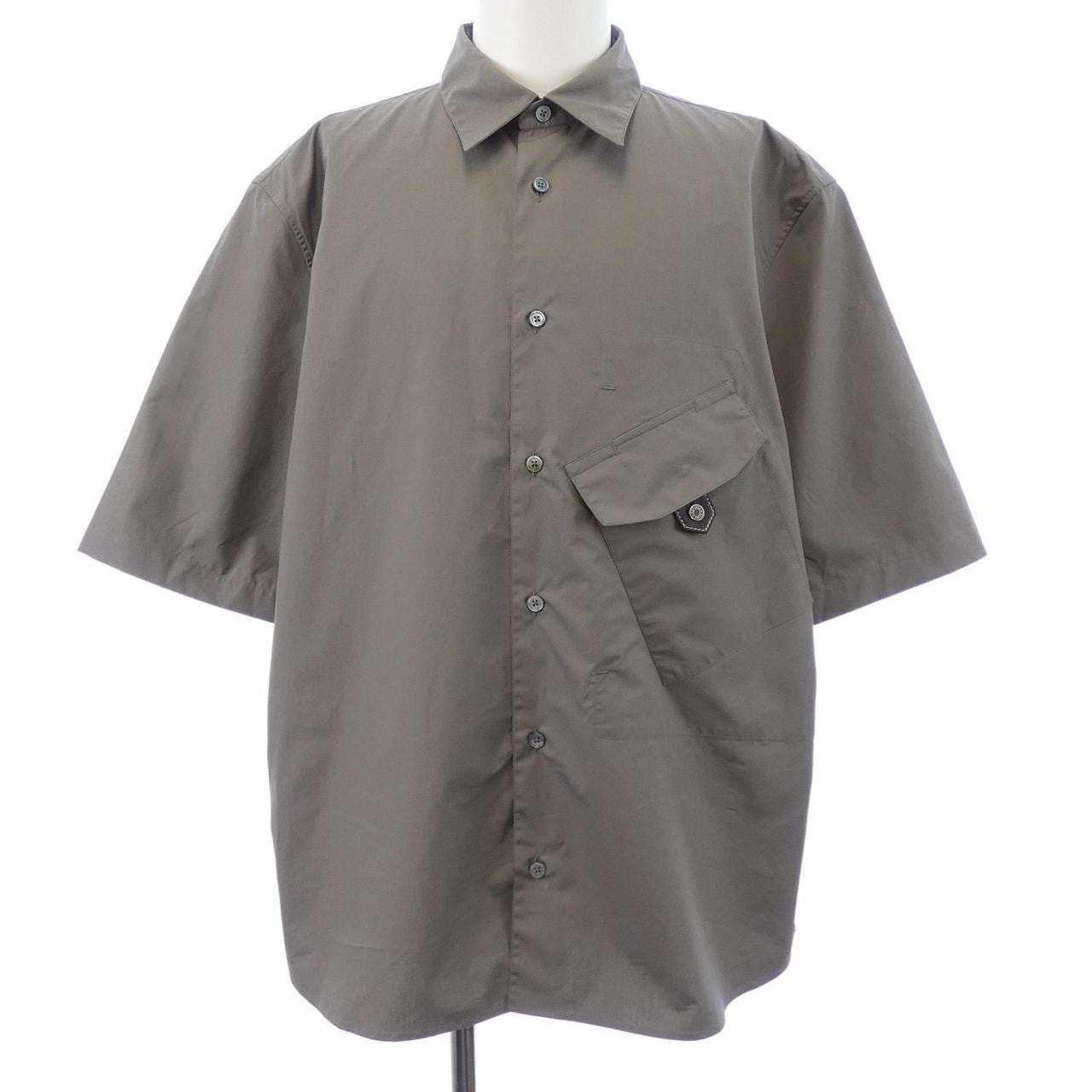 エルメス HERMES シャツ レザーディテール 656200H2 S/Sシャツ