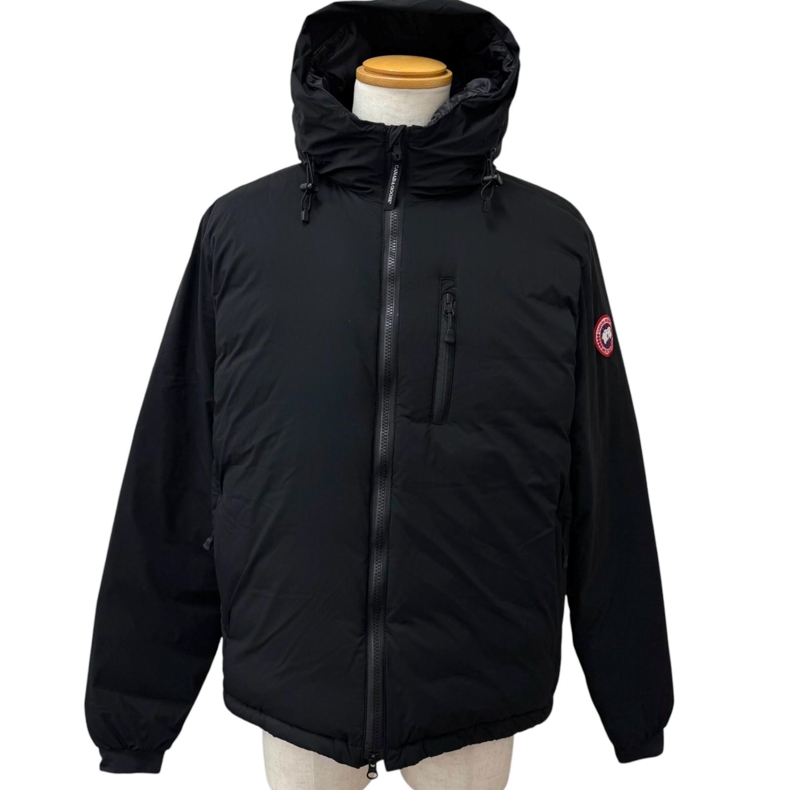 極美品 カナダグース ダウンジャケット LODGE HOODY ブラック