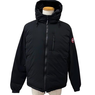 極美品 カナダグース ダウンジャケット LODGE HOODY ブラック
