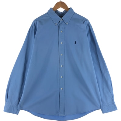 古着 ラルフローレン Ralph Lauren POLO RALPH LAUREN CUSTOM FIT 長袖 ボタンダウンシャツ メンズXL相当/eaa536227