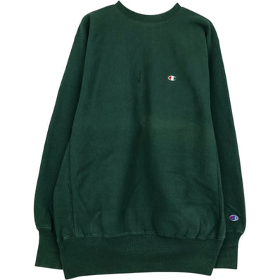 古着 90年代 チャンピオン Champion REVERSE WEAVE リバースウィーブ 刺繍タグ ワンポイントロゴスウェットシャツ トレーナー USA製 メンズXXL相当 ヴィンテージ/eaa477393