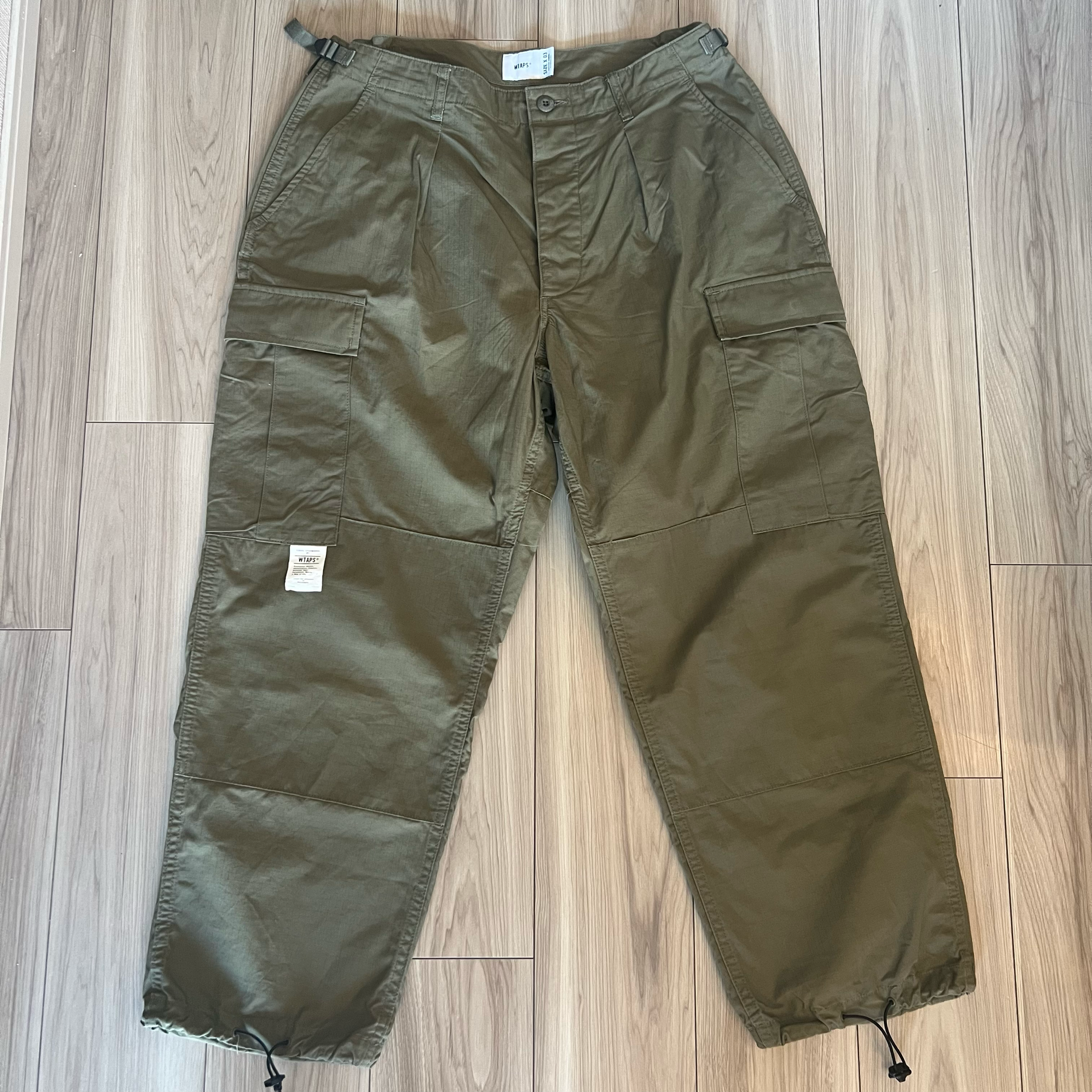 WTAPS Milt2301 / Trousers / Cotton. Ripstop "Olive Drab"