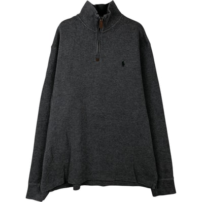 古着 ラルフローレン Ralph Lauren POLO RALPH LAUREN ハーフジップスウェットシャツ トレーナー メンズL相当/eaa647561