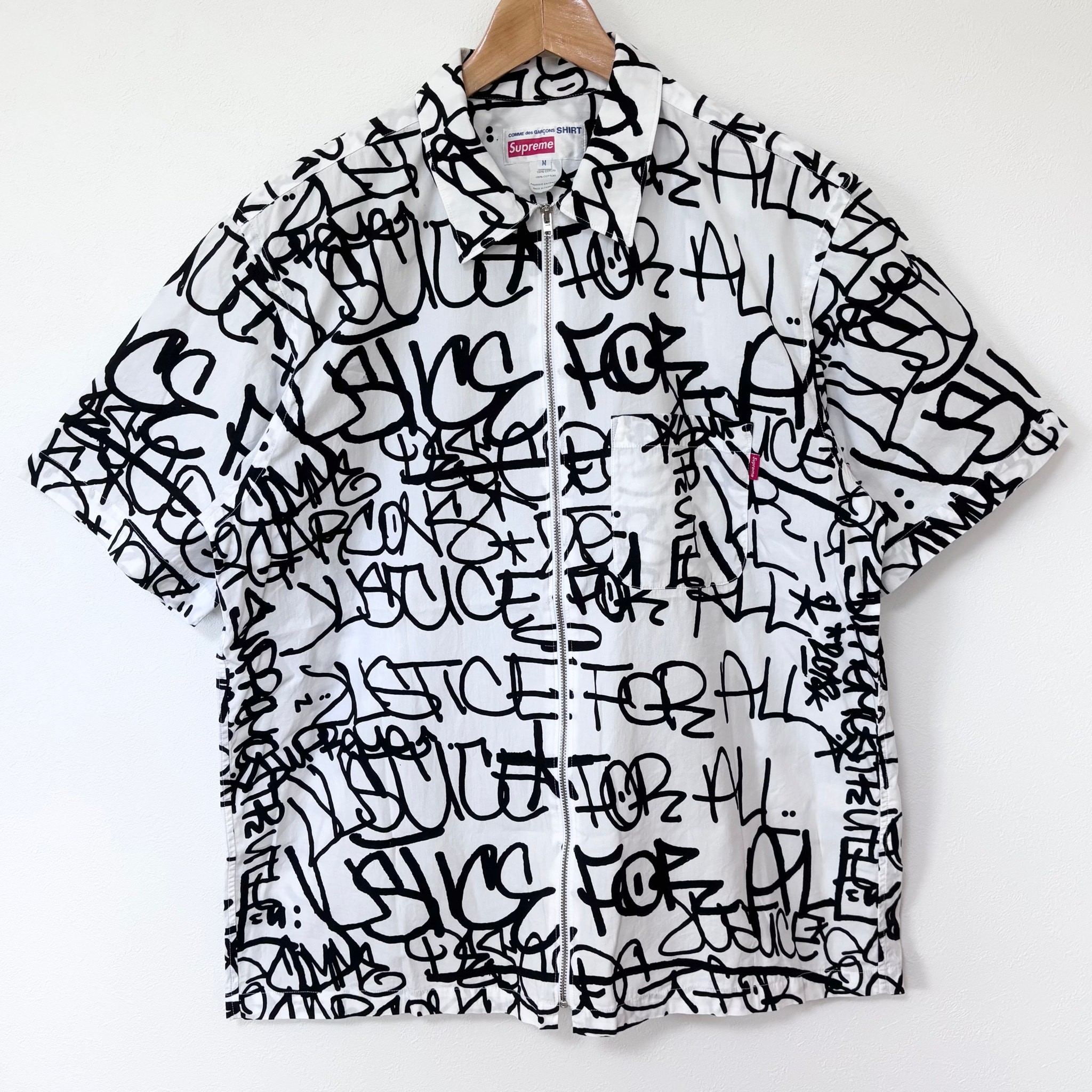 Supreme x COMME des GARCONS SHIRT Graphic S/S Shirt シャツ シュプリーム コムデギャルソン
