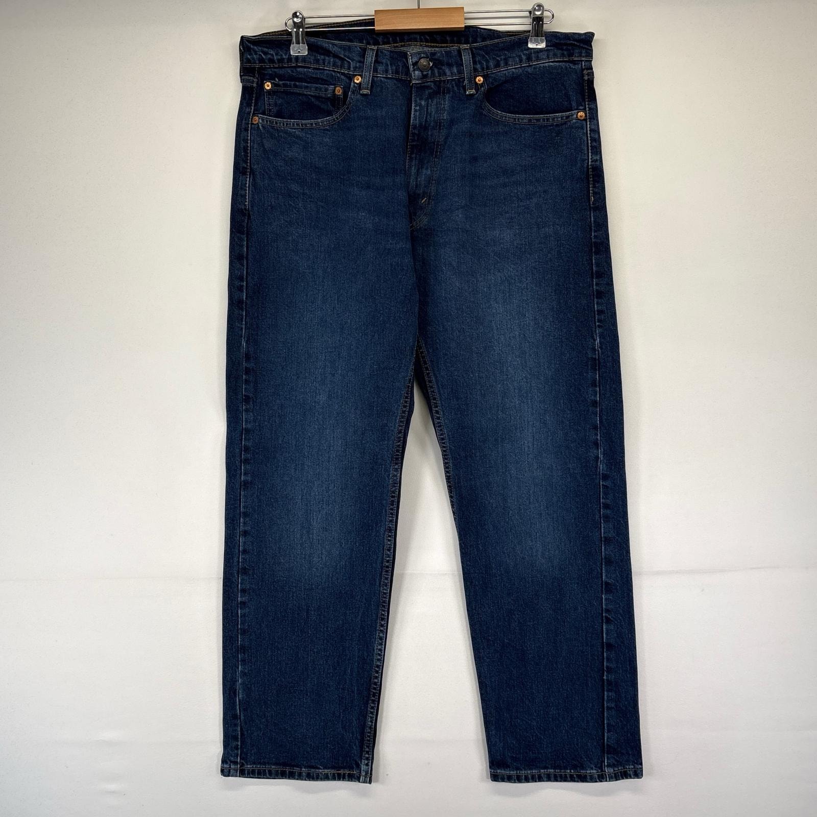 古着 リーバイス Levi's デニム パンツ 505 ジーパン ストレート ジッパーフライ W36×L30  ブルー系 メンズ
