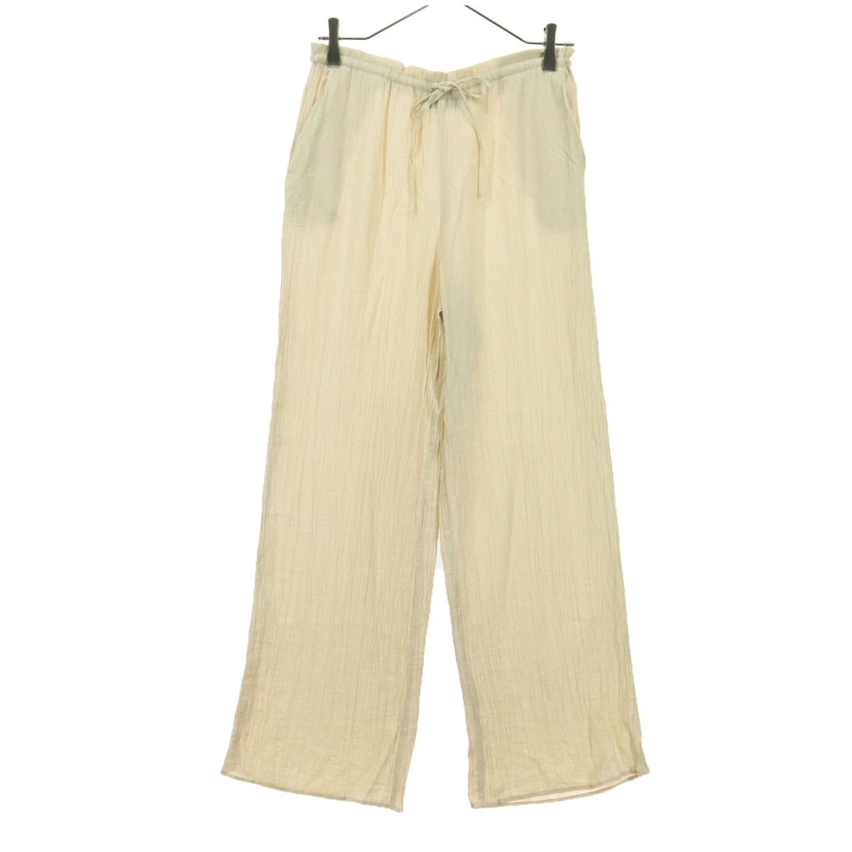 美品 ZARA ザラ イージーパンツ XS アイボリー