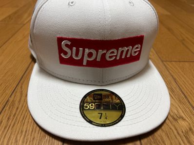 Supreme Money Box Logo New Era "White"