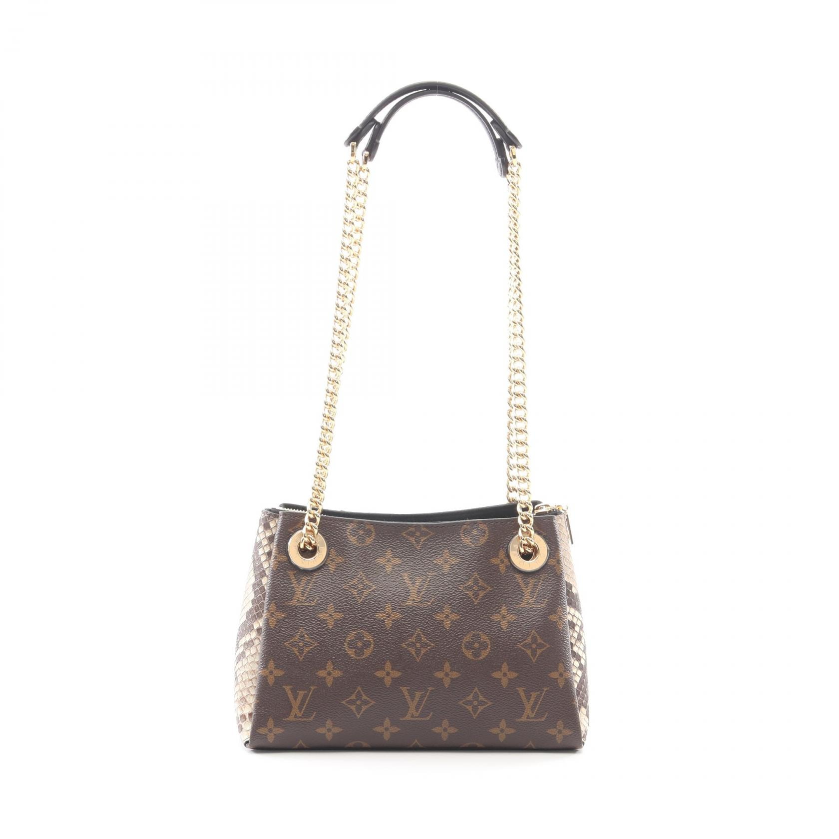 ルイ・ヴィトン LOUIS VUITTON スレンヌBB モノグラム ショルダーバッグ バッグ PVCコーティングキャンバス エキゾチックレザー レディース ブラウン系 / ベージュ系 N96952 【中古】