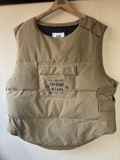 Supreme / WTAPS Tactical Down Vest "Tan/Coyote Brown"