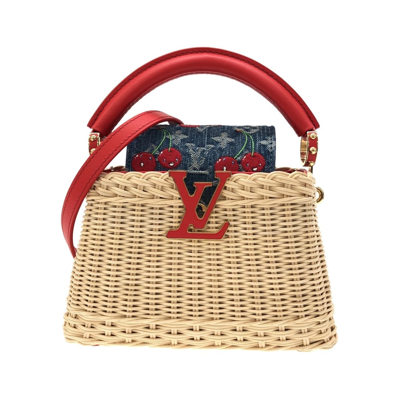 ルイヴィトン モノグラム デニム(LV X TM) カプシーヌ MINI M14295 バッグ