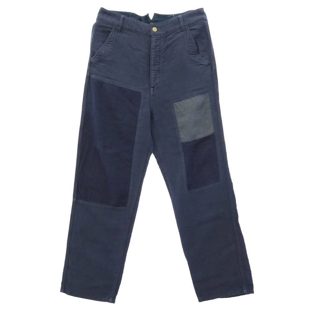 VISVIM ビズビム 25AW 0125205008011 PASTORAL PANTS MOLESKIN DMGD パストラル  モレスキン ダメージ パンツ ネイビー系 2【中古】